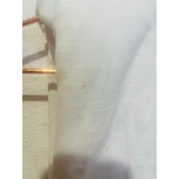 ENDLESS ROSE White Linen Oversized Fit Sleeveless Shoulder Pad Vest Size Small - Picture 8 of 10